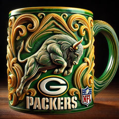 NFL Guardian Beast 3D Mug – 11oz Ceramic, Unique Sports Theme Design, Perfect for Football Fans and Gifts