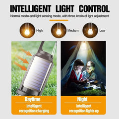 🔥Last Day 49% OFF🔥Solar Rechargeable Hooked Camping Light