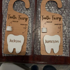 Wooden Customized Tooth Fairy Door Hanger