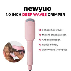 🎪🔥🔥🔥Final 6 Hours: 60% OFF Compact Hair Waver Crimper ❤️