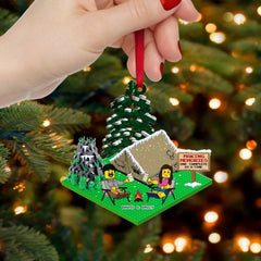 Erinnerungen schaffen – personalisiertes Acryl-Ornament – ​​Geschenk für Ihn/Geschenk für Sie – Weihnachtsgeschenk, Camping-Paar-Ornament