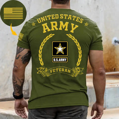 Military Custom Division - Veteranen personalisiertes Shirt - Veteranentagsgeschenke für Papa und Opa