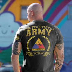 Military Custom Division - Veteranen personalisiertes Shirt - Veteranentagsgeschenke für Papa und Opa