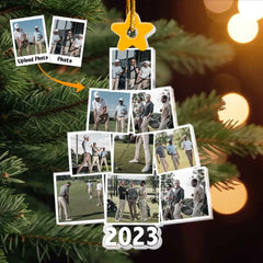 Photo Tree Christmas - Personalized Acrylic Photo Ornament