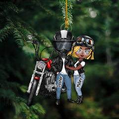 You're My Ride Or Die – personalisierte Geschenke, individuelles Motorrad-Ornament für Biker-Paare, Motorrad-Liebhaber