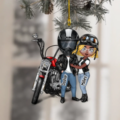 You're My Ride Or Die – personalisierte Geschenke, individuelles Motorrad-Ornament für Biker-Paare, Motorrad-Liebhaber