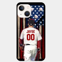 Custom Personalized Baseball Phone Case - Best Gift Idea For Baseball Lovers