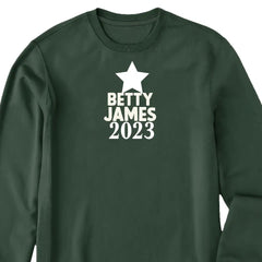 Unser Familien-Weihnachtsbaum 2023 – personalisiertes Sweatshirt