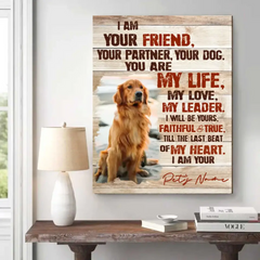 Personalisiertes Hundeportrait-Poster, „Ich bin Ihr Hund“, personalisiertes Foto, Haustiergeschenke für Haustierbesitzer