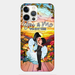 Doll Couple Hugging You & Me We Got This Personalized Phone Case