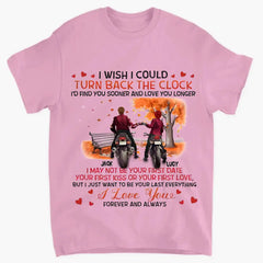 Personalized Couple Clothes - Gift Ideas for Couple/Him/Her/Valentine's Day - I wish I could turn back time