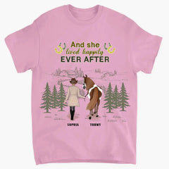 Custom Personalized Horse Girl T-Shirts, Hoodies, and Sweatshirts - - Gift Idea For Horse Lover - Life Is Better With Horses