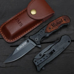 Engraved Pocket Knife - Personalized Gift for Him - Ideal for Anniversaries, Weddings, and Special Occasions