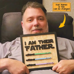 Personalized 'I Am Their/Your Father' Lightsaber Plaque – The Ultimate Gift For Dad