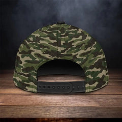 Go Wild Camping Camo Pattern Personalized Classic Cap Perfect For Mercedes Camper Luxury Lifestyle