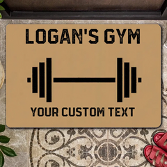 Personalized Gym Name Doormat Creative Gift