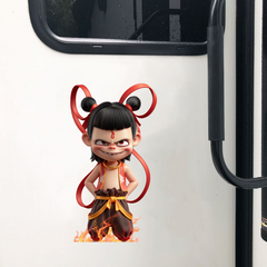 Young Nezha Sticker – Playful & Fearless Chinese Mythology Decal-9