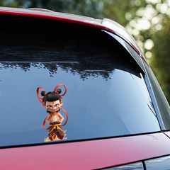 Young Nezha Sticker – Playful & Fearless Chinese Mythology Decal-9