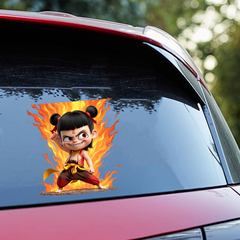 Young Nezha Sticker – Playful & Fearless Chinese Mythology Decal-7