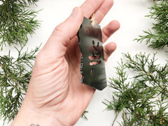 Arizona State Kayak Ornament Made From Recycled Raw Steel Metal Outdoors Adventure Kayaking Rivers Colorado River Lake Water Boat