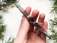 California State Kayak Ornament Rustic Raw Steel Metal Christmas Tree Holiday Gift Stocking Stuffer Kayaker Kayaking River Ocean Bay Yak