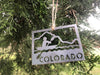 STATE Kayak Metal Ornament made from Raw Steel Sustainable Gift Explore White Water Adventure Gift River Lake Ocean Made in USA by US