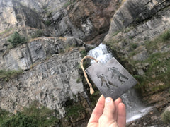 Utah State Hikers Metal Ornament UT Raw Recycled Steel Explore National Parks Arches Zion Bryce Canyon Monument Valley Cedar Breaks Hiking