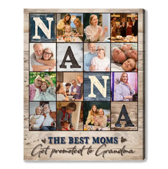 Nana-Fotogeschenke, Geschenke für Oma, personalisiertes Nana-Bilder-Collage-Poster