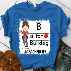 Personalisiertes Schulmaskottchen, individuelles Lehrer-T-Shirt, individuelle Geschenke für Lehrer