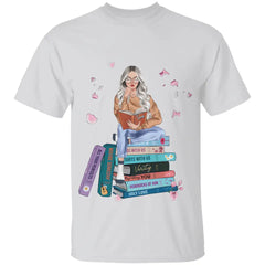 Mädchen-Lesebuch – individuelle Buchtitel, personalisiertes T-Shirt