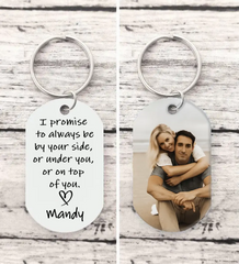 Custom Picture Keychain, Personalized Keychain For Boyfriend, Anniversary Gift For Her, Cute Birthday Gift For Him, Unique Gifts Under 20