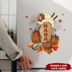 Nana Pumpkin Spice Latte Halloween Lustiger Herbstkaffee Gemütliche Herbst-Enkelkinder