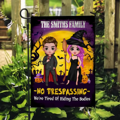 Halloween-No-Trespassing-Flagge