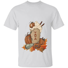 Nana Pumpkin Spice Latte Halloween Funny Fall Coffee Cozy Autumn Grandkids-T-shirt