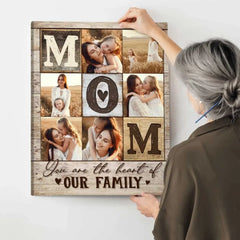 Mama-Foto-Collage-Poster, personalisiertes Weihnachtsgeschenk für Mama, Fotogeschenk zum Geburtstag der Mutter