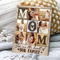 Mama-Foto-Collage-Poster, personalisiertes Weihnachtsgeschenk für Mama, Fotogeschenk zum Geburtstag der Mutter