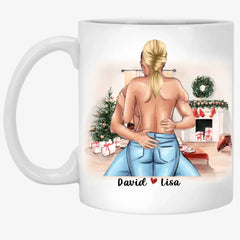 Personalisierte Tasse „If It's Dirty Kinky Naughty Couple“.