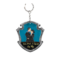 You Put A Spell On Me, Personalized Couple Kissing Keychain