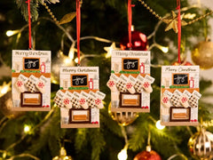 Personalisierte Familien-Weihnachtsdekoration|Weihnachtsstrumpf-Ornament|Strümpfe am Kamin|Weihnachtsgeschenk|Christbaumschmuck