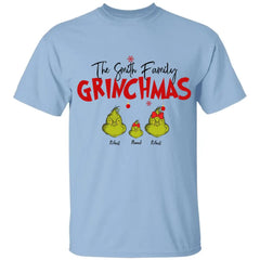 Geschenk für Familie, personalisiertes Grinch Familienshirt – Hoodie – Sweatshirt, Familien-Weihnachtsshirt, Weihnachtsgeschenk