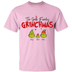 Geschenk für Familie, personalisiertes Grinch Familienshirt – Hoodie – Sweatshirt, Familien-Weihnachtsshirt, Weihnachtsgeschenk