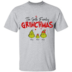 Geschenk für Familie, personalisiertes Grinch Familienshirt – Hoodie – Sweatshirt, Familien-Weihnachtsshirt, Weihnachtsgeschenk