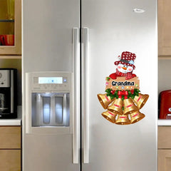 The Christmas Gift Choice Grandma Loves: Snowman Family Stickers and Magnets