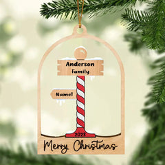 Familien-Weihnachtsschmuck - Personalisierter Familien- und Haustierschmuck / Personalisierter Weihnachtsschmuck / Personalisierte Weihnachten - Weihnachten 2023