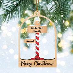 Familien-Weihnachtsschmuck - Personalisierter Familien- und Haustierschmuck / Personalisierter Weihnachtsschmuck / Personalisierte Weihnachten - Weihnachten 2023