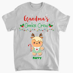 Grandma's Cookie Crew - Personalized Clothes - Christmas Gift for Grandma and Family