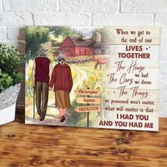 Personalisiertes Poster „I Had You And You Had Me“, Jubiläumspaar, Geschenke für Ehemann, Geschenke für Ehefrau